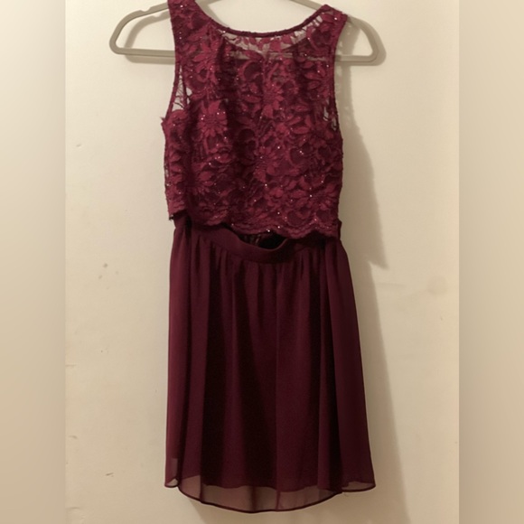 Jodi Kristopher Glitter Dress Two Piece size 5 - Picture 1 of 13
